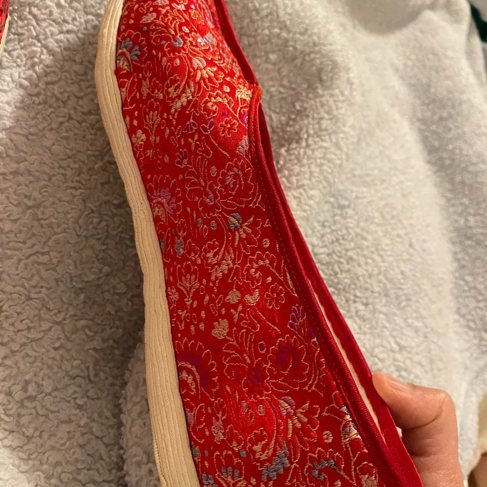 Chinese embroidered silk shoes 8 size - Picture 4 of 12